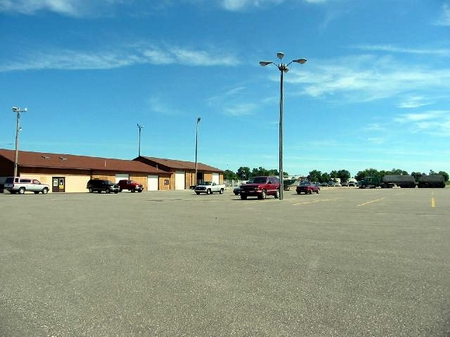 Tuscola Drive-In Theatre - Auto Auction Is Now On Lot - Photo From Water Winter Wonderland (newer photo)